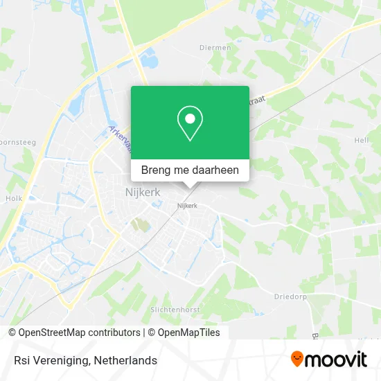 Rsi Vereniging kaart