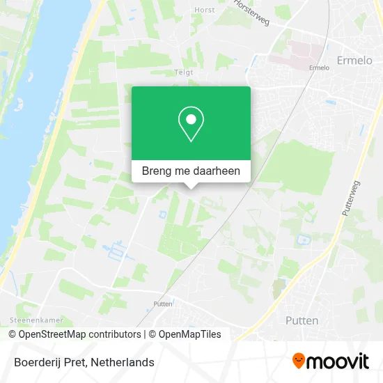 Boerderij Pret kaart