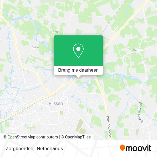 Zorgboerderij kaart