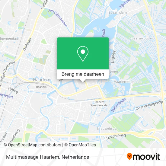 Multimassage Haarlem kaart
