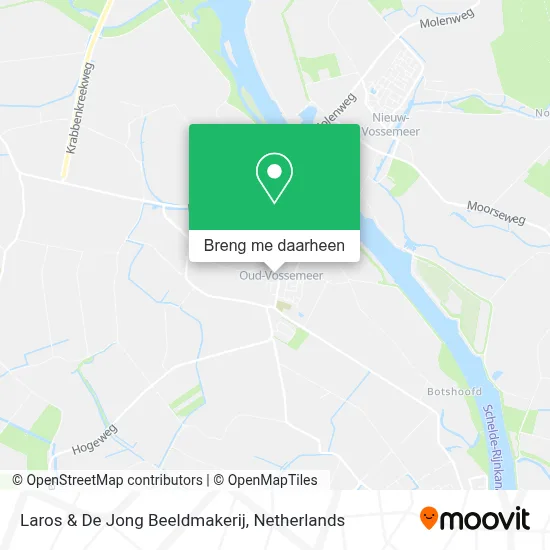 Laros & De Jong Beeldmakerij kaart