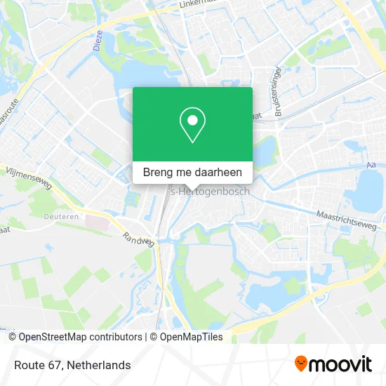 Route 67 kaart