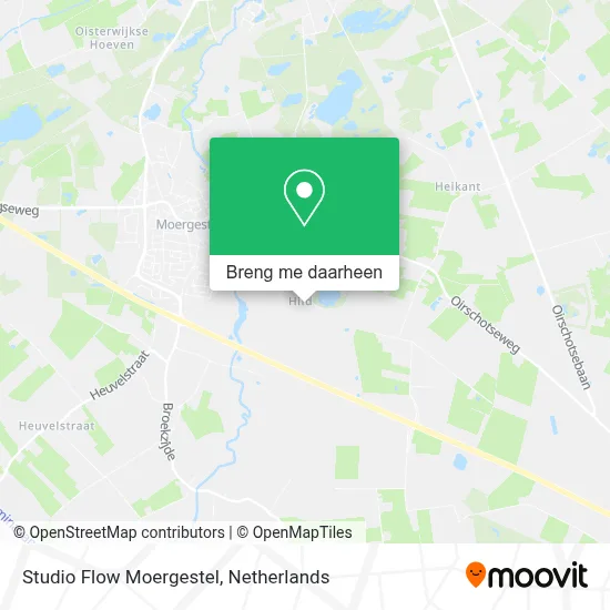 Studio Flow Moergestel kaart