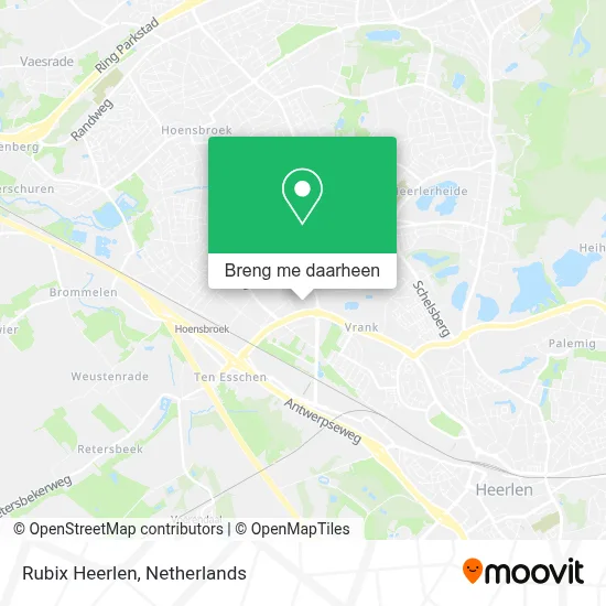 Rubix Heerlen kaart