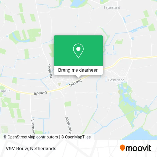 V&V Bouw kaart