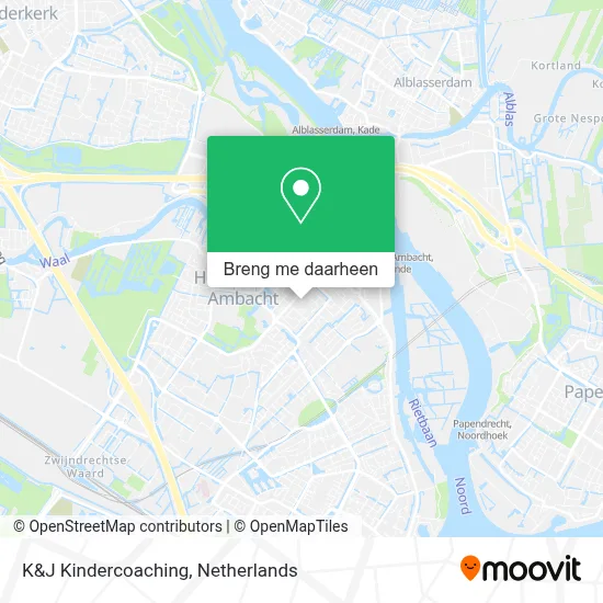 K&J Kindercoaching kaart