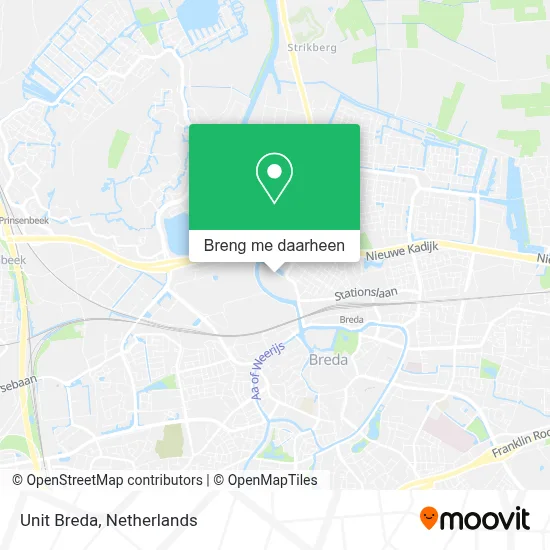 Unit Breda kaart