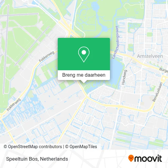 Speeltuin Bos kaart