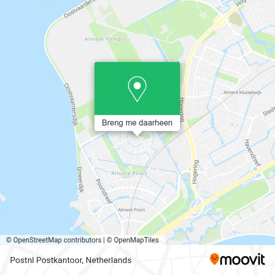 Postnl Postkantoor kaart
