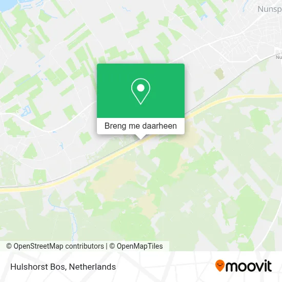 Hulshorst Bos kaart