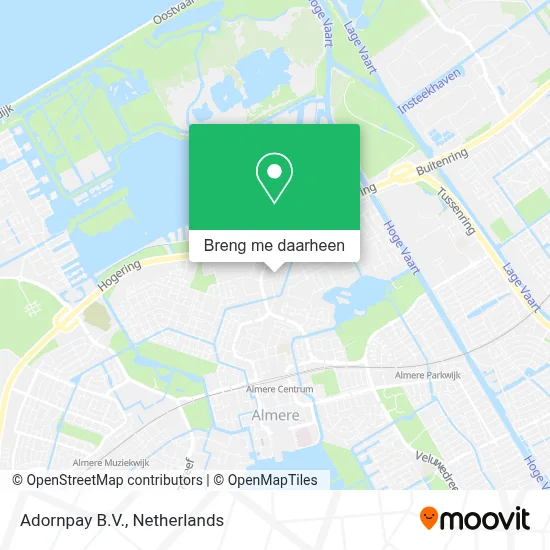 Adornpay B.V. kaart
