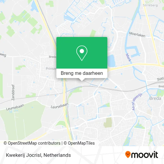 Kwekerij Jocrisl kaart