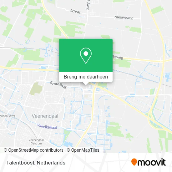 Talentboost kaart