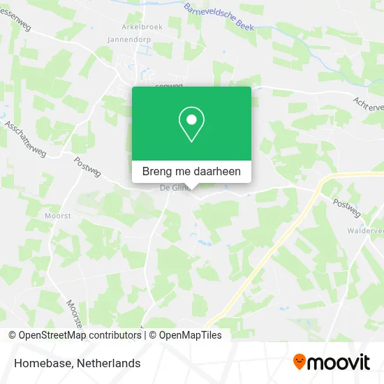 Homebase kaart