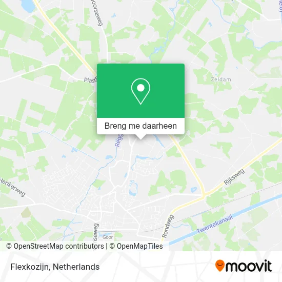 Flexkozijn kaart