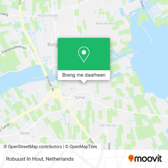 Robuust In Hout kaart