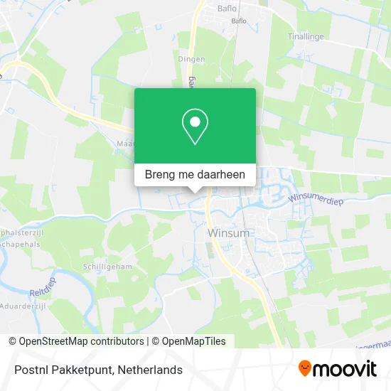 Postnl Pakketpunt kaart