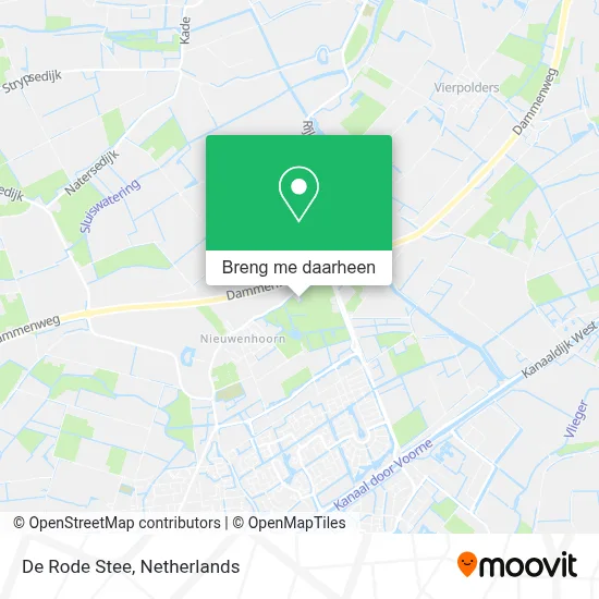 De Rode Stee kaart