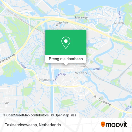 Taxiserviceweesp kaart