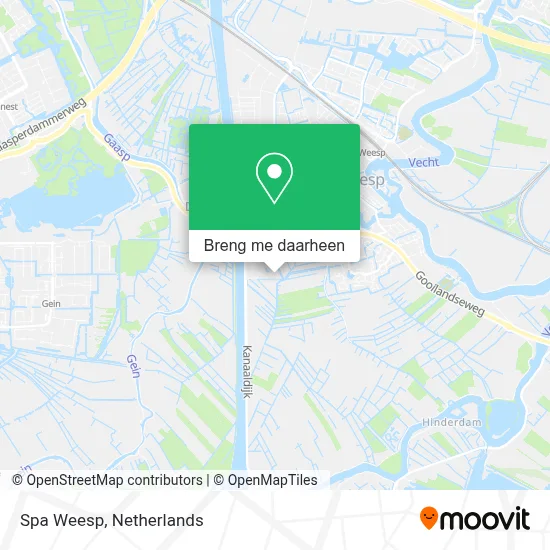 Spa Weesp kaart