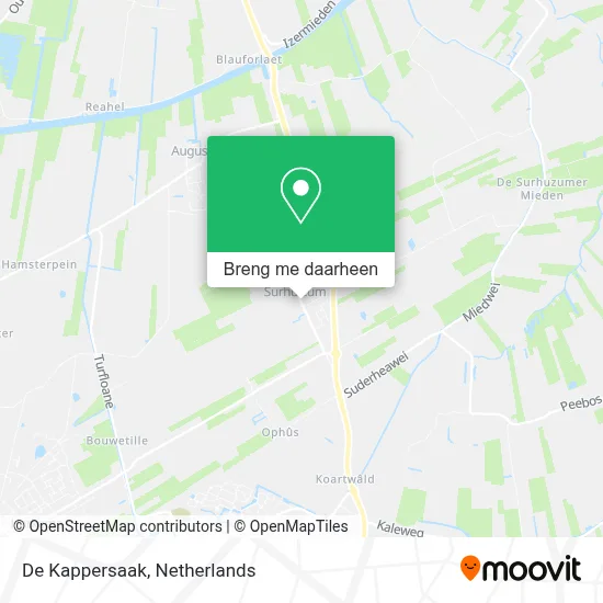 De Kappersaak kaart