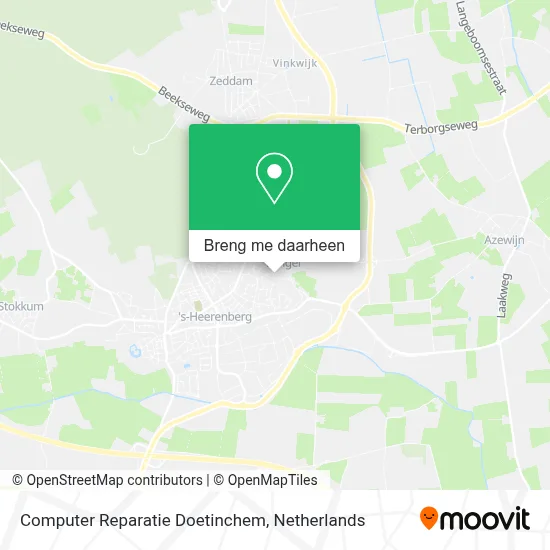 Computer Reparatie Doetinchem kaart