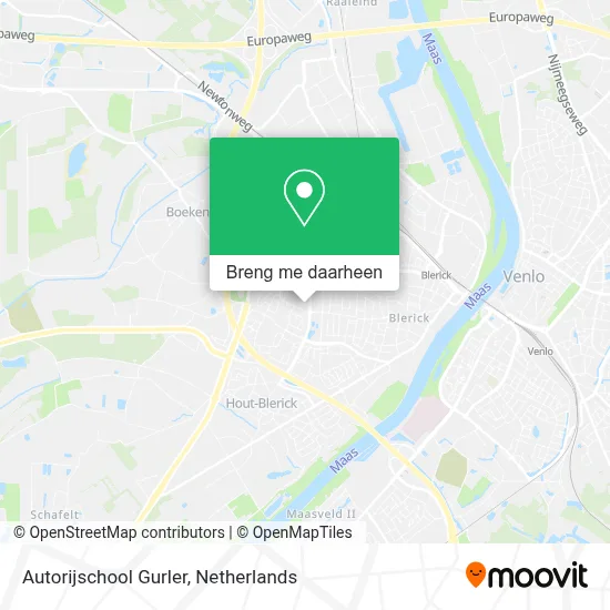 Autorijschool Gurler kaart