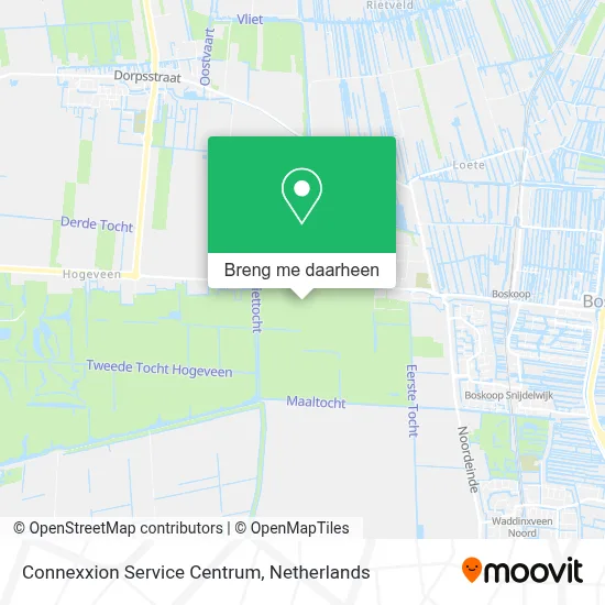 Connexxion Service Centrum kaart