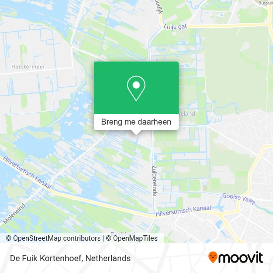 De Fuik Kortenhoef kaart