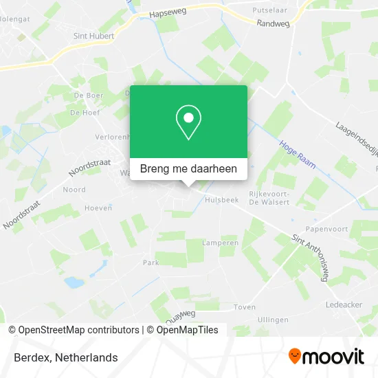Berdex kaart