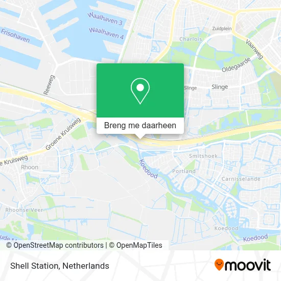 Shell Station kaart