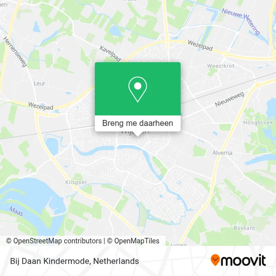 Bij Daan Kindermode kaart
