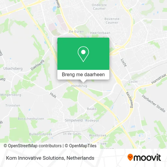 Kom Innovative Solutions kaart
