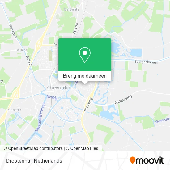 Drostenhal kaart