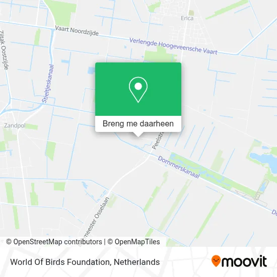 World Of Birds Foundation kaart
