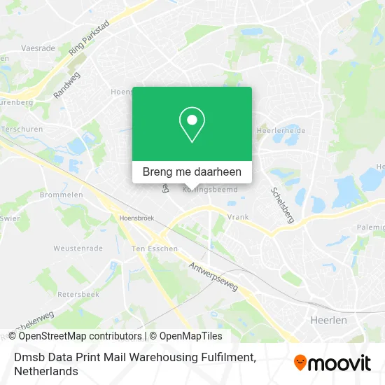 Dmsb Data Print Mail Warehousing Fulfilment kaart