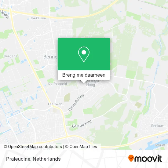 Praleucine kaart