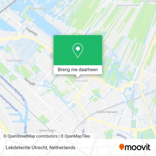 Lekdetectie Utrecht kaart