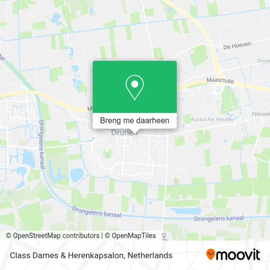 Class Dames & Herenkapsalon kaart