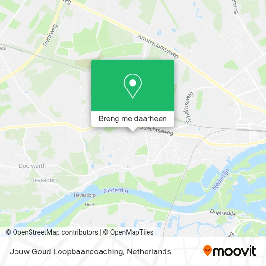 Jouw Goud Loopbaancoaching kaart