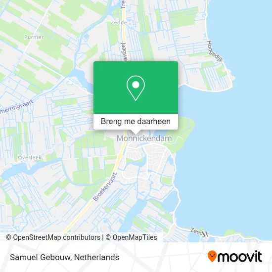 Samuel Gebouw kaart