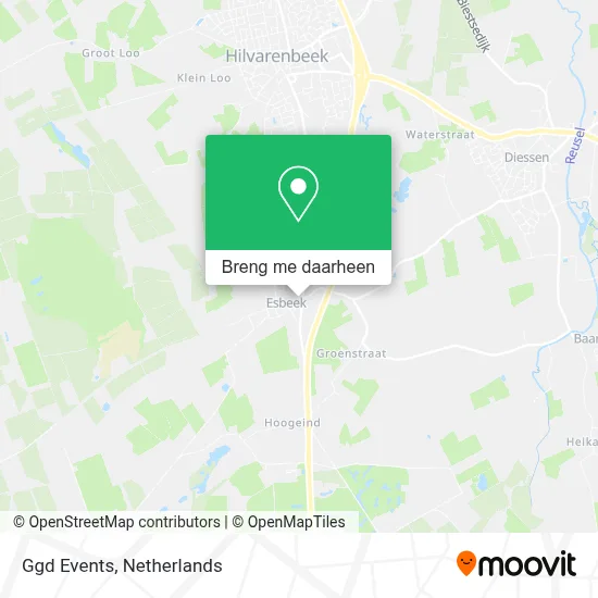 Ggd Events kaart