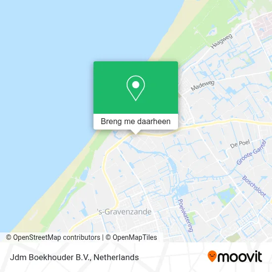 Jdm Boekhouder B.V. kaart
