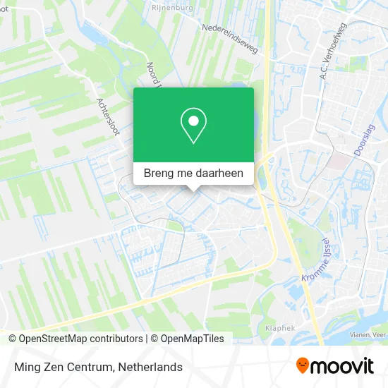 Ming Zen Centrum kaart