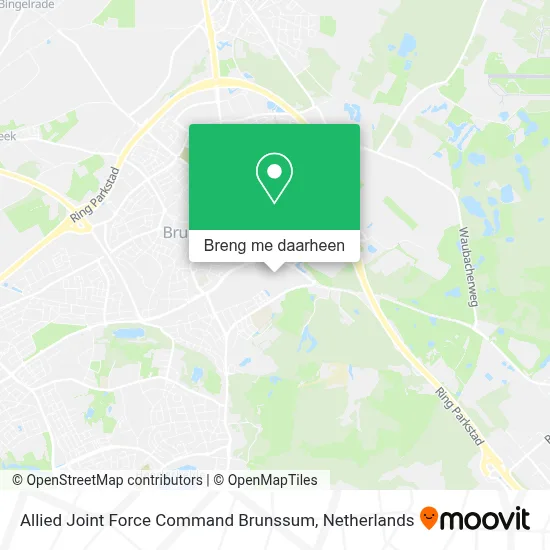 Allied Joint Force Command Brunssum kaart