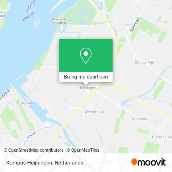 Kompas Heijningen kaart