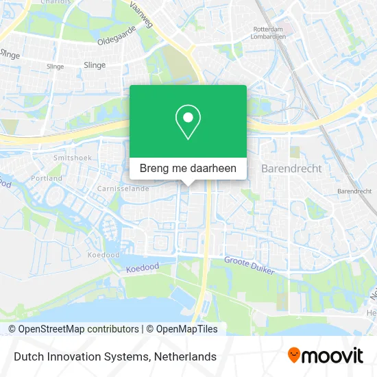 Dutch Innovation Systems kaart