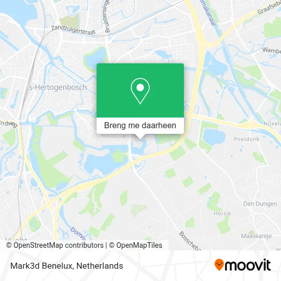 Mark3d Benelux kaart