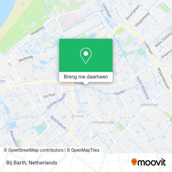 Bij Barth kaart