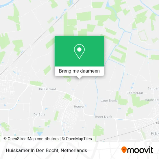 Huiskamer In Den Bocht kaart